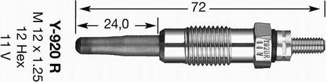 NGK 3645 - Glödstift xdelar.se