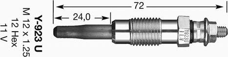 NGK 3380 - Glödstift xdelar.se