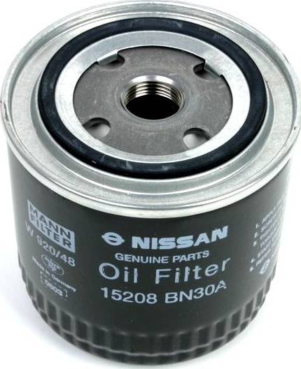 NISSAN 15208-BN30A - Oljefilter xdelar.se