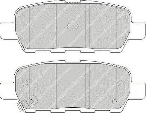 NISSAN D4080-JA01A - Tillbehörssats, skivbromsbelägg xdelar.se