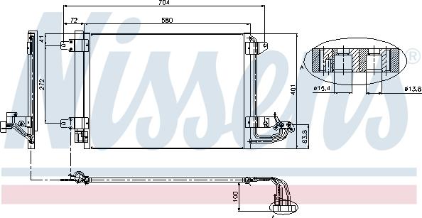 Nissens 94684 - Kondensor, klimatanläggning xdelar.se