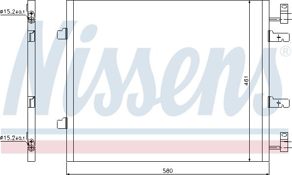 Nissens 940147 - Kondensor, klimatanläggning xdelar.se