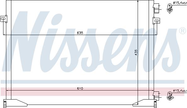 Nissens 940109 - Kondensor, klimatanläggning xdelar.se