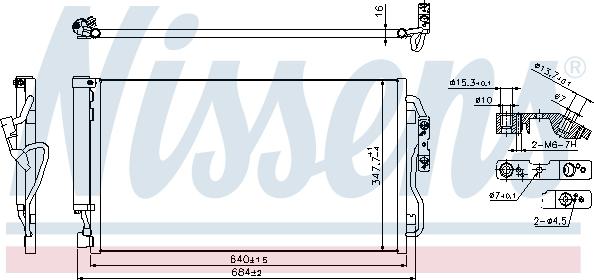 Nissens 940357 - Kondensor, klimatanläggning xdelar.se