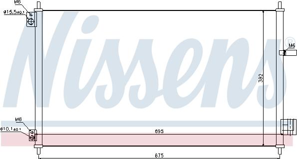 Nissens 940293 - Kondensor, klimatanläggning xdelar.se