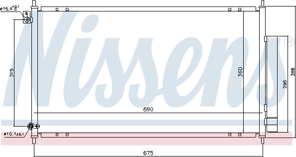 Nissens 94732 - Kondensor, klimatanläggning xdelar.se