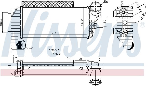 Nissens 96251 - Laddluftkylare xdelar.se