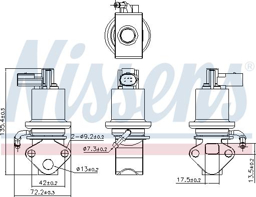 Nissens 98158 - Agr-Ventil xdelar.se