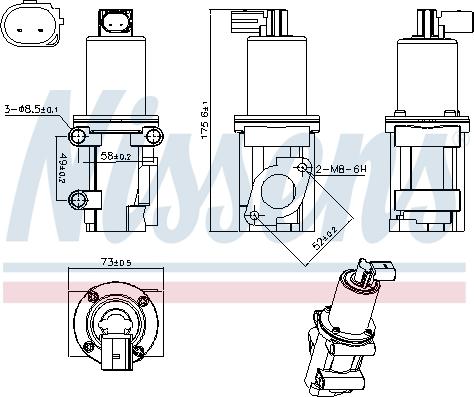 Nissens 98306 - Agr-Ventil xdelar.se