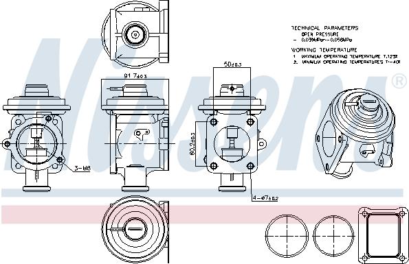 Nissens 98219 - Agr-Ventil xdelar.se