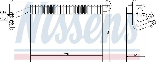 Nissens 92177 - Förångare, klimatanläggning xdelar.se