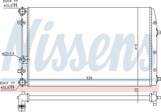 Nissens 652711 - Kylare, motorkylning xdelar.se