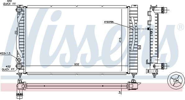 Nissens 60299 - Kylare, motorkylning xdelar.se