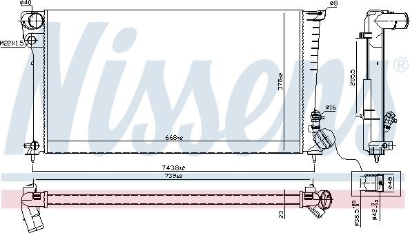 Nissens 61315 - Kylare, motorkylning xdelar.se