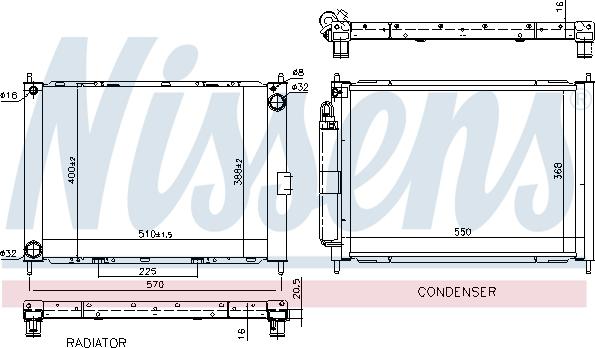 Nissens 68757 - Kylmodul xdelar.se