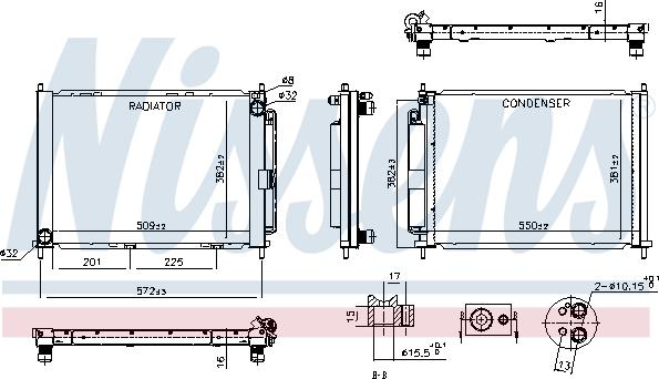 Nissens 637654 - Kylmodul xdelar.se