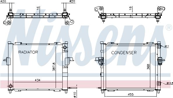 Nissens 637635 - Kylmodul xdelar.se