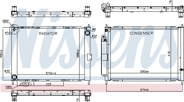 Nissens 637625 - Kylmodul xdelar.se