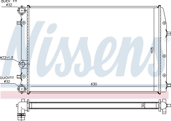 Nissens 67322 - Kylare, motorkylning xdelar.se