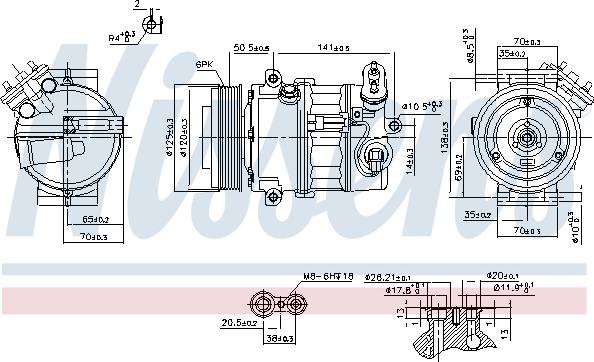 Nissens 89497 - Kompressor, klimatanläggning xdelar.se