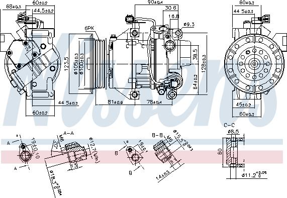 Nissens 89443 - Kompressor, klimatanläggning xdelar.se