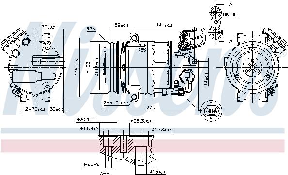 Nissens 89420 - Kompressor, klimatanläggning xdelar.se