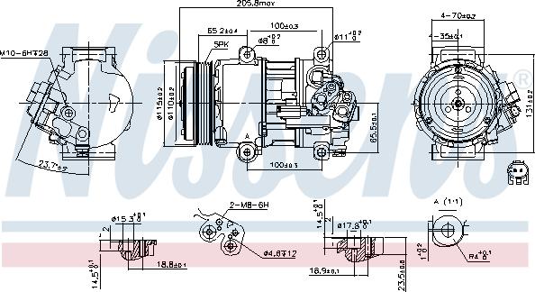 Nissens 89479 - Kompressor, klimatanläggning xdelar.se