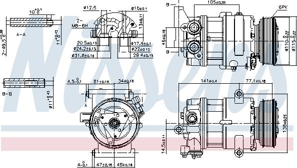 Nissens 89590 - Kompressor, klimatanläggning xdelar.se