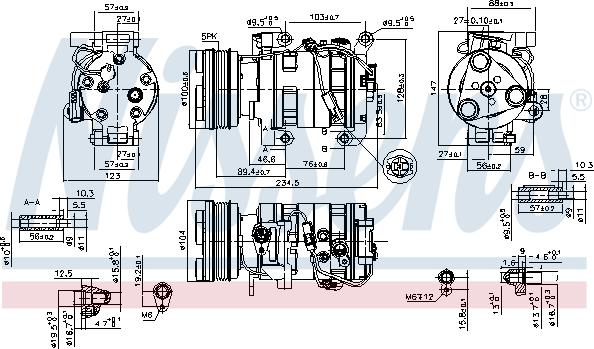 Nissens 89550 - Kompressor, klimatanläggning xdelar.se