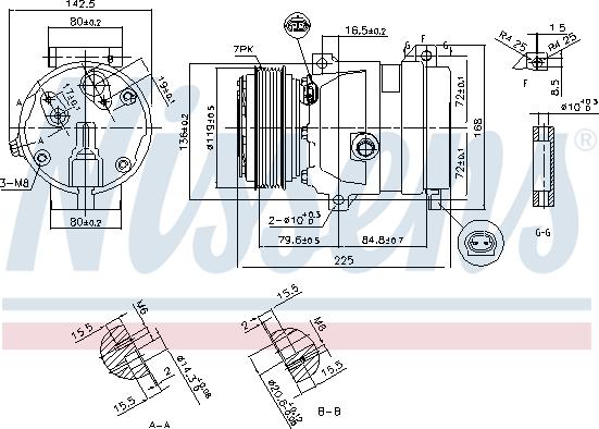 Nissens 89587 - Kompressor, klimatanläggning xdelar.se