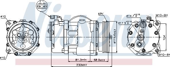 Nissens 89040 - Kompressor, klimatanläggning xdelar.se