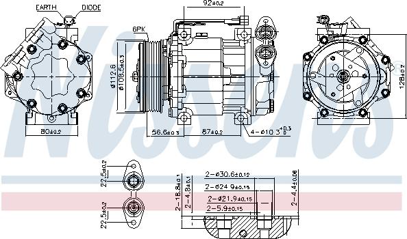 Nissens 890584 - Kompressor, klimatanläggning xdelar.se