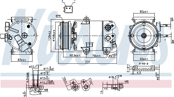 Nissens 890588 - Kompressor, klimatanläggning xdelar.se