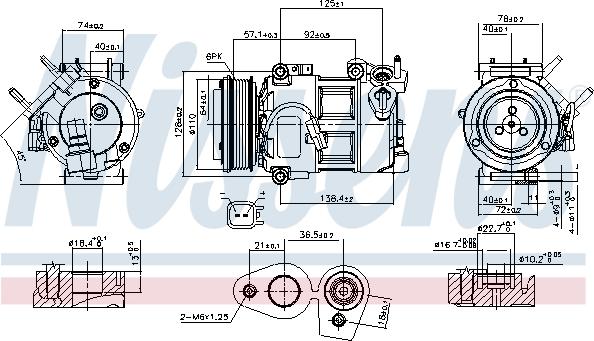 Nissens 890693 - Kompressor, klimatanläggning xdelar.se