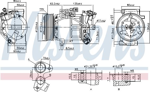 Nissens 890653 - Kompressor, klimatanläggning xdelar.se