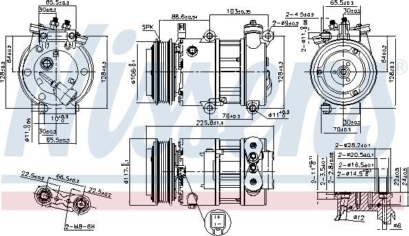 Nissens 890664 - Kompressor, klimatanläggning xdelar.se