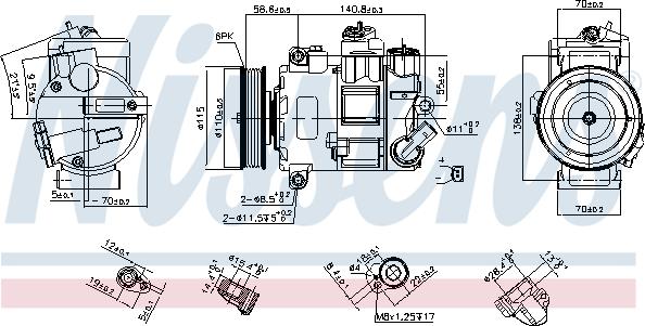 Nissens 890632 - Kompressor, klimatanläggning xdelar.se