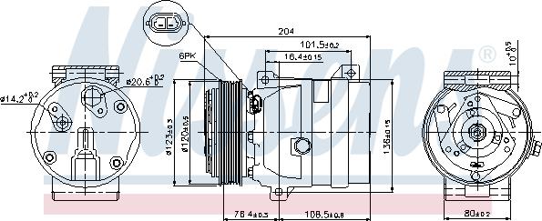 Nissens 89063 - Kompressor, klimatanläggning xdelar.se