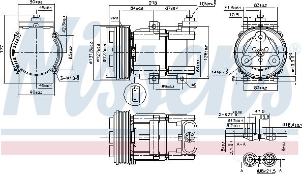 Nissens 890081 - Kompressor, klimatanläggning xdelar.se