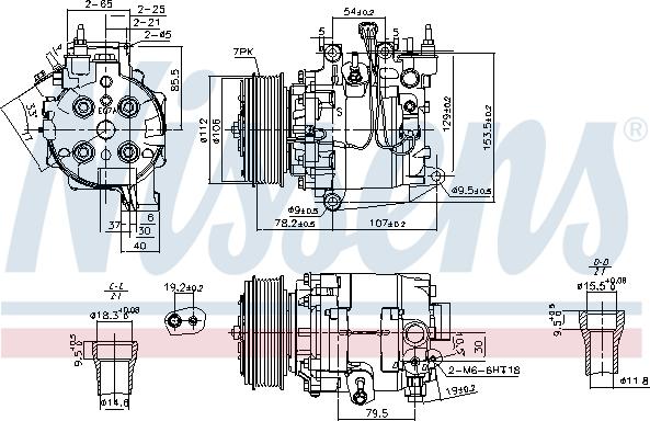 Nissens 890167 - Kompressor, klimatanläggning xdelar.se