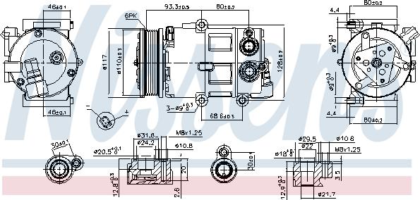 Nissens 890179 - Kompressor, klimatanläggning xdelar.se