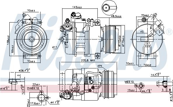 Nissens 89080 - Kompressor, klimatanläggning xdelar.se