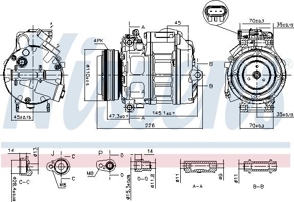 Nissens 890329 - Kompressor, klimatanläggning xdelar.se