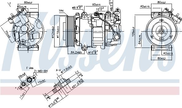 Nissens 890299 - Kompressor, klimatanläggning xdelar.se