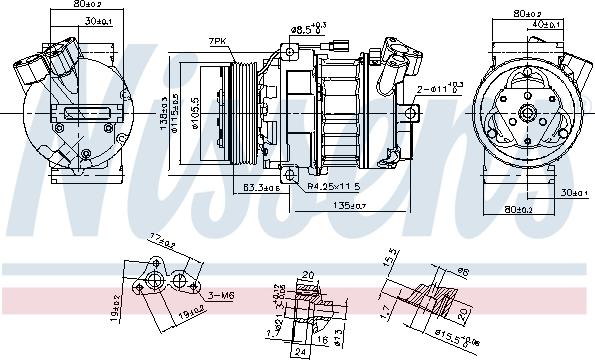 Nissens 890269 - Kompressor, klimatanläggning xdelar.se