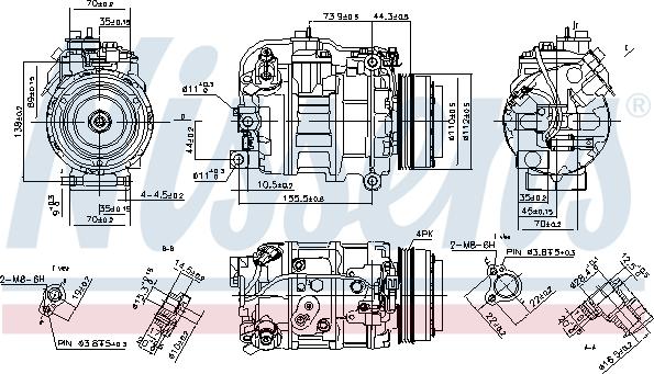 Nissens 890218 - Kompressor, klimatanläggning xdelar.se