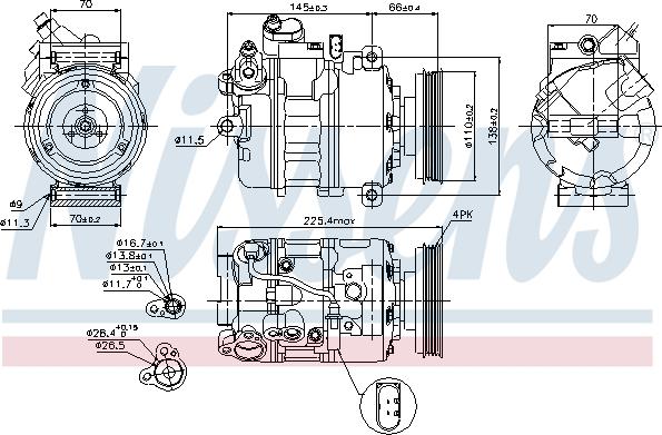 Nissens 89023 - Kompressor, klimatanläggning xdelar.se