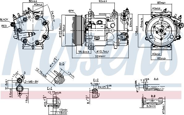 Nissens 890744 - Kompressor, klimatanläggning xdelar.se