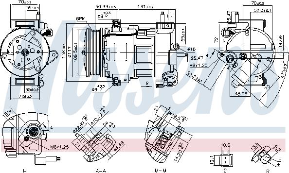 Nissens 890758 - Kompressor, klimatanläggning xdelar.se