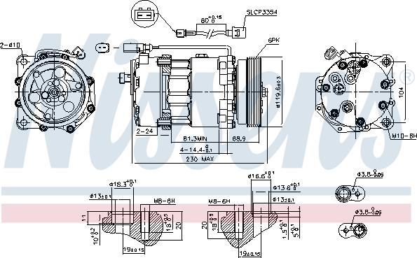 Nissens 890761 - Kompressor, klimatanläggning xdelar.se